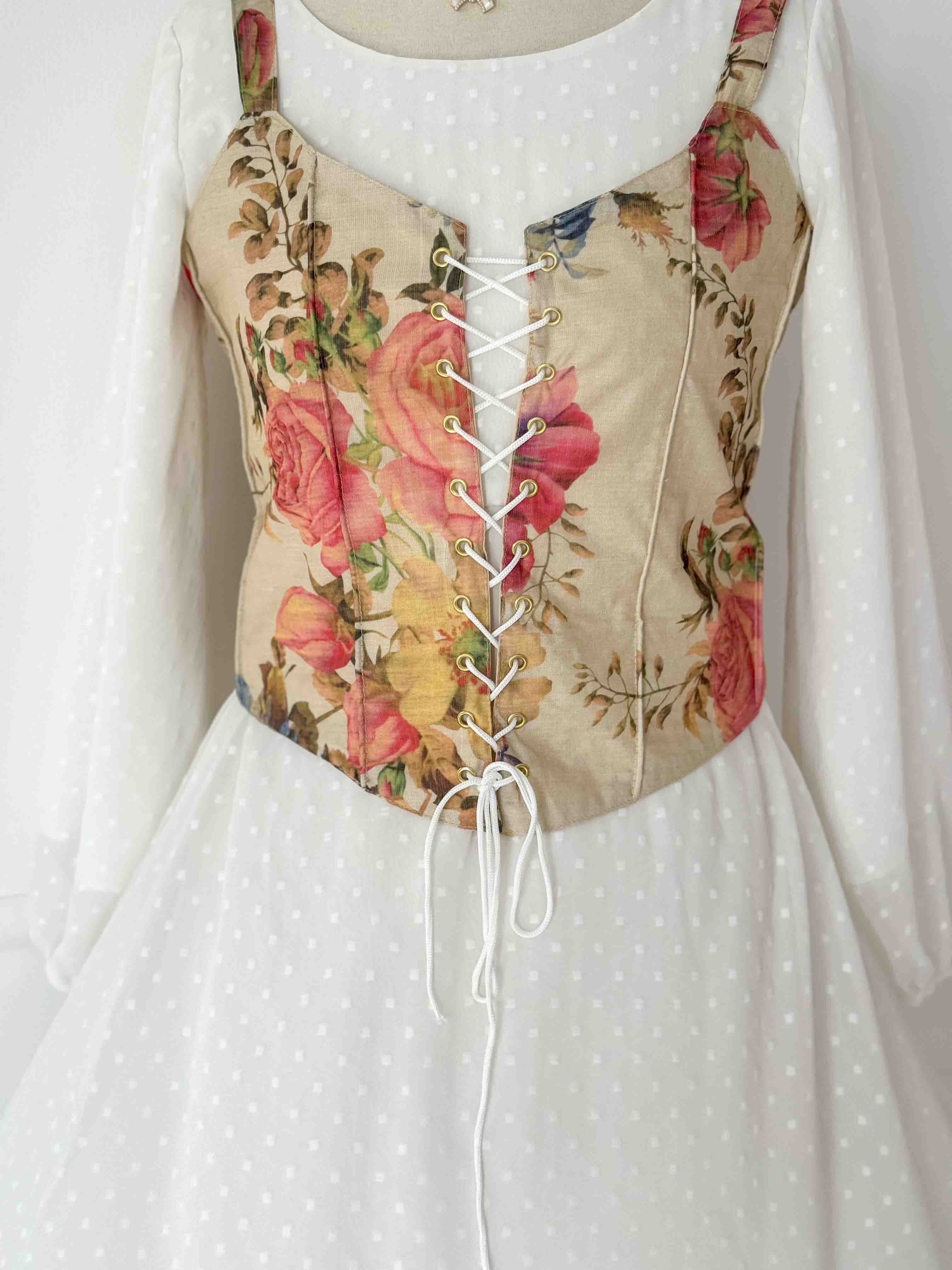 corset pakistani dress White Corset Shirt Dress ZoyaHussain
