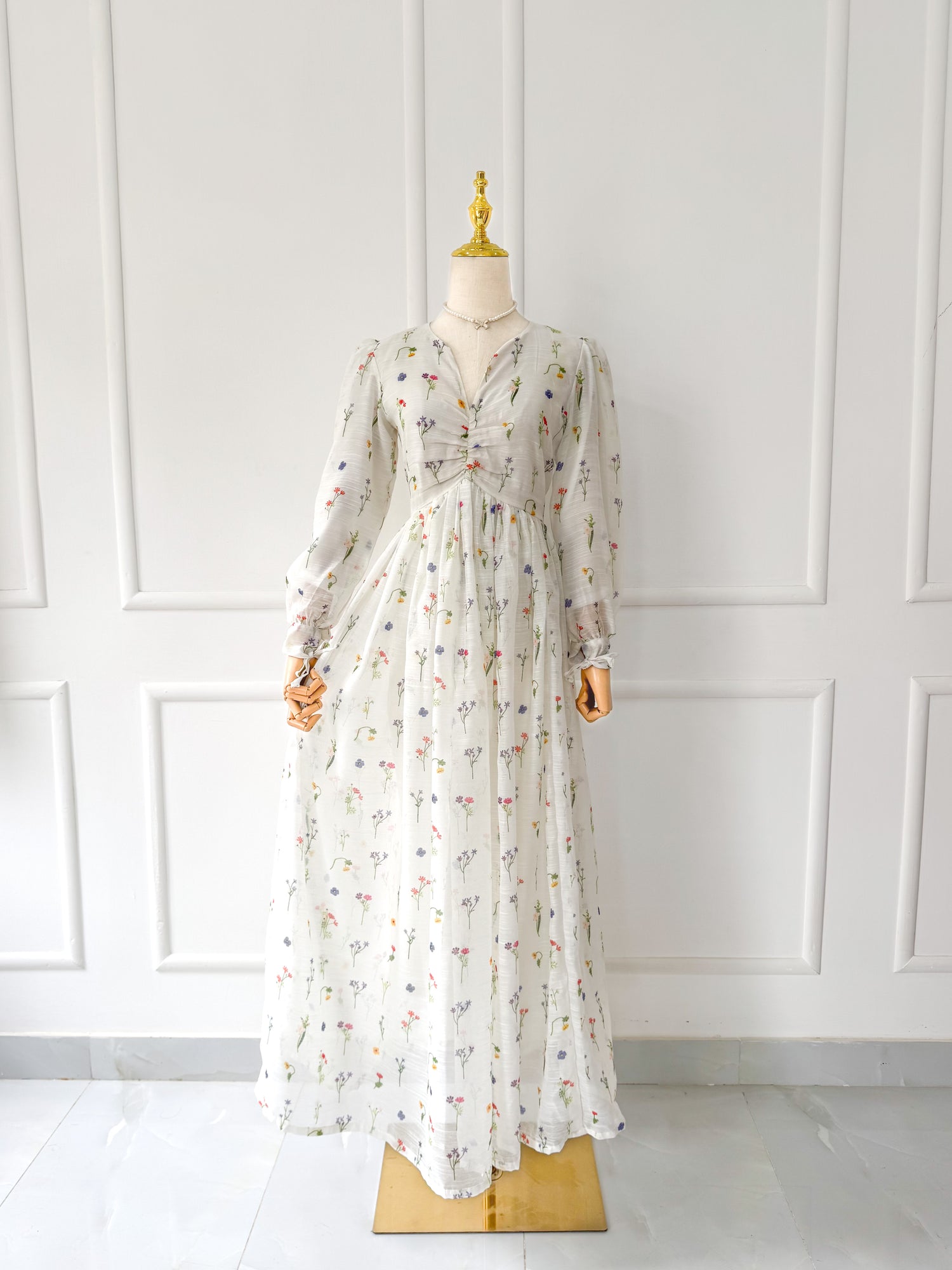 Belle Long Floral Dress