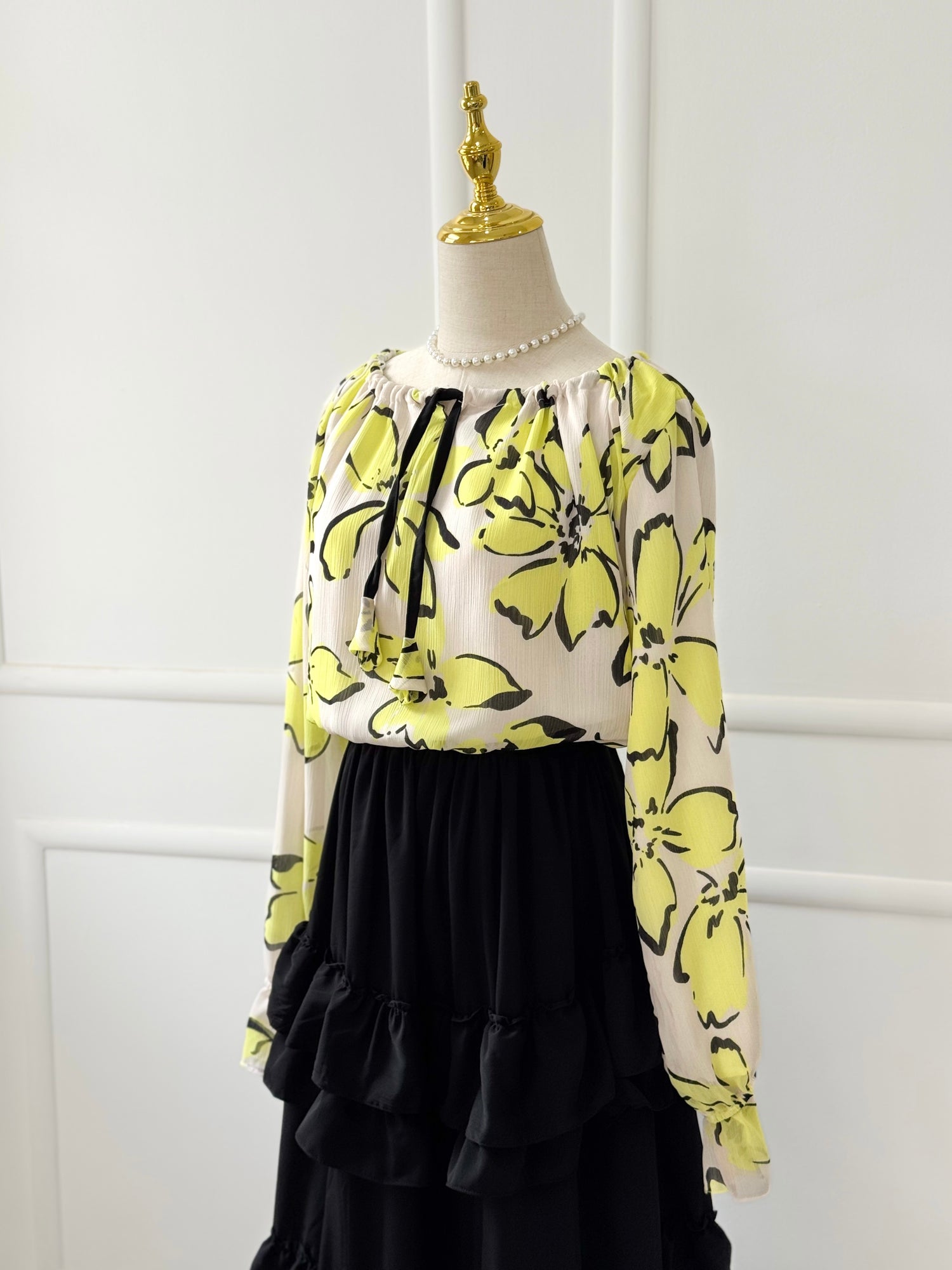 Lime baggy style top