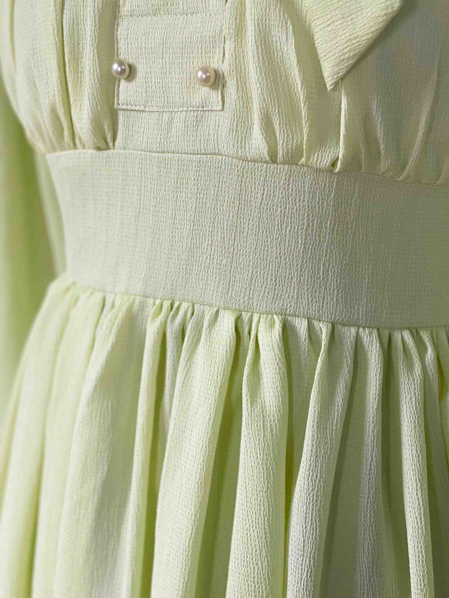 Mila Lime Long Dress