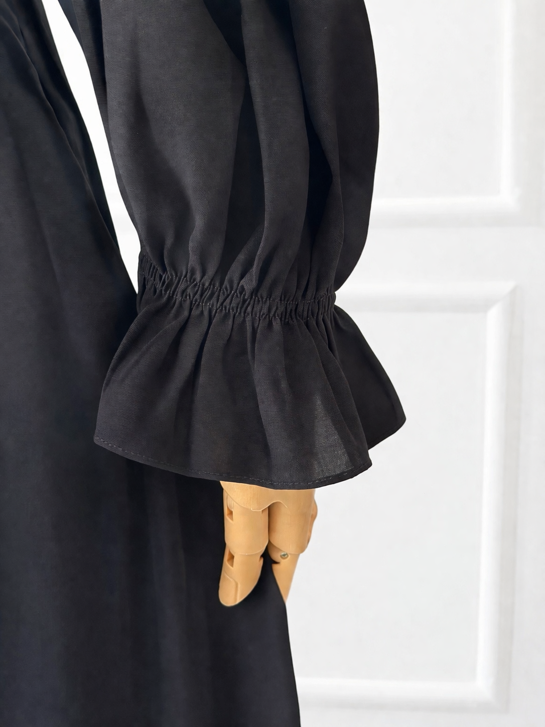 Black Silk Long Dress
