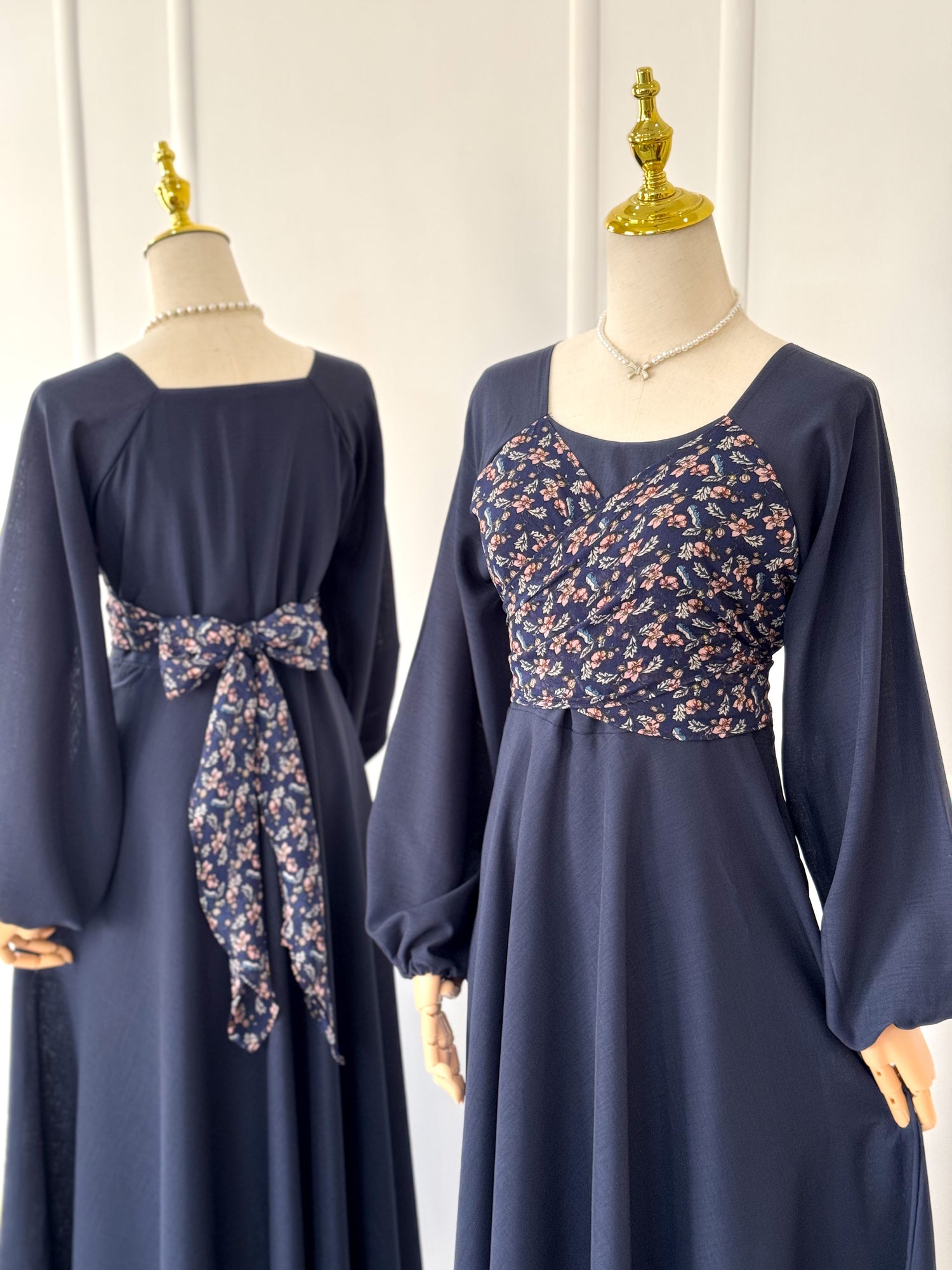 Luna Cross-body Long Dress