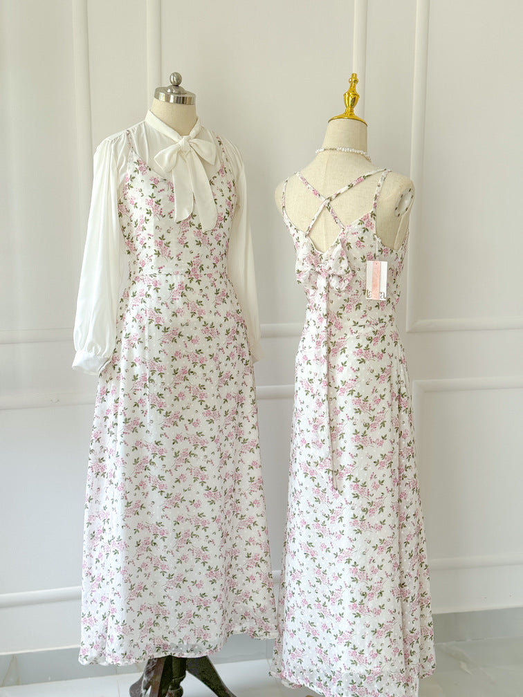 Sleeveless Whisper Long Dress
