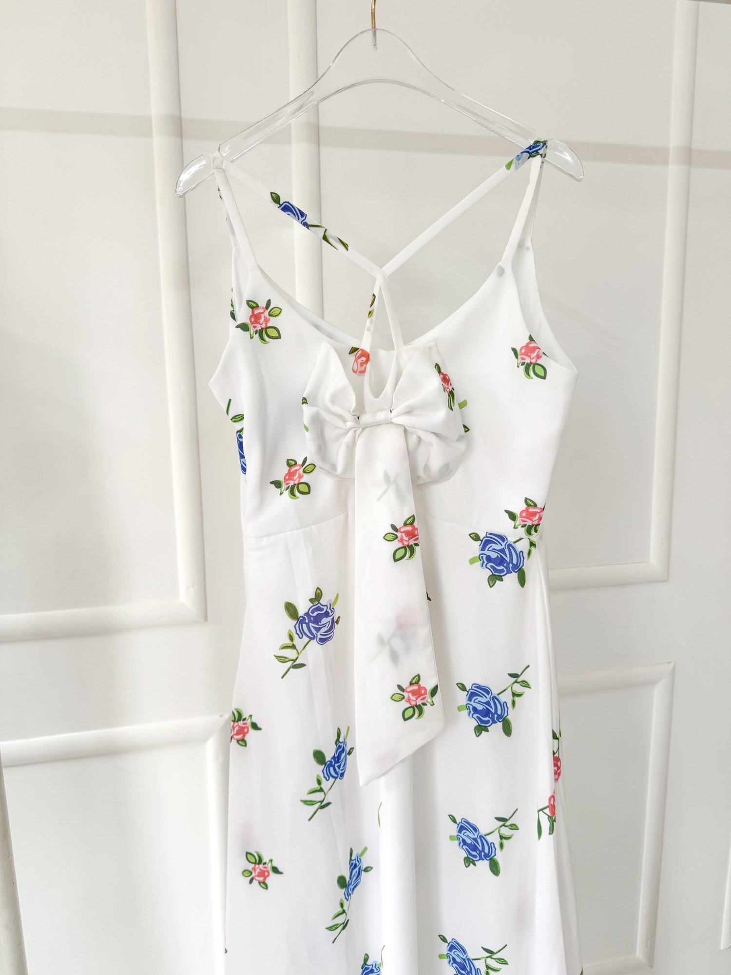 Wisteria Long Cross Back Dress