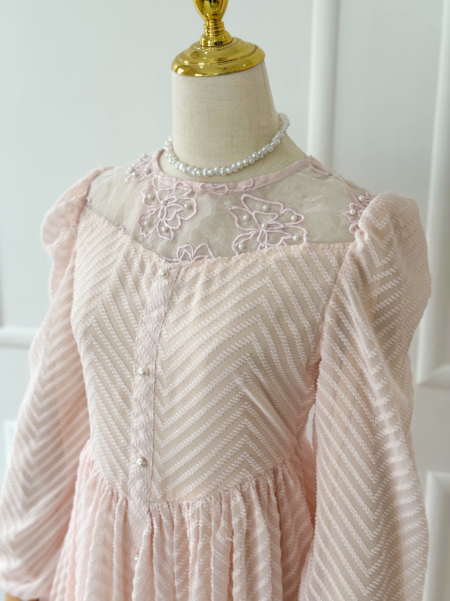 Clara chiffon long dress