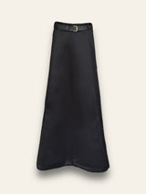 Midnight Silk Long Skirt