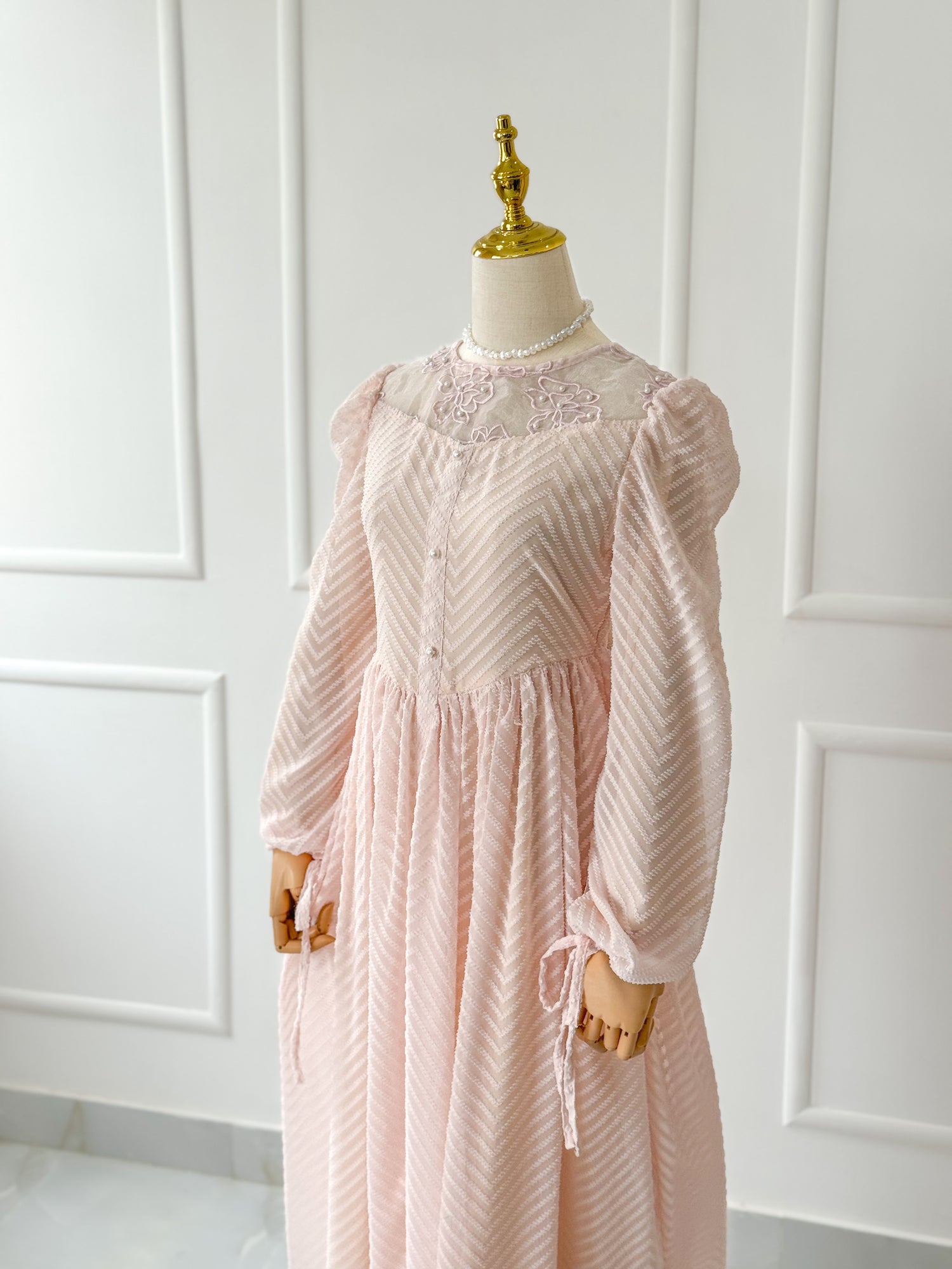 Clara chiffon long dress