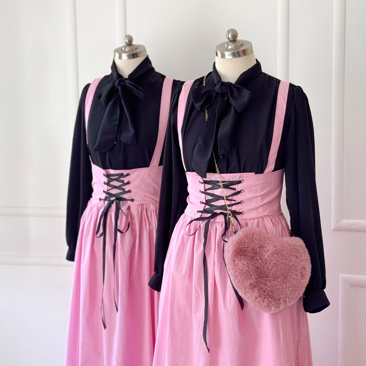 Pink Vintage Long Skirt