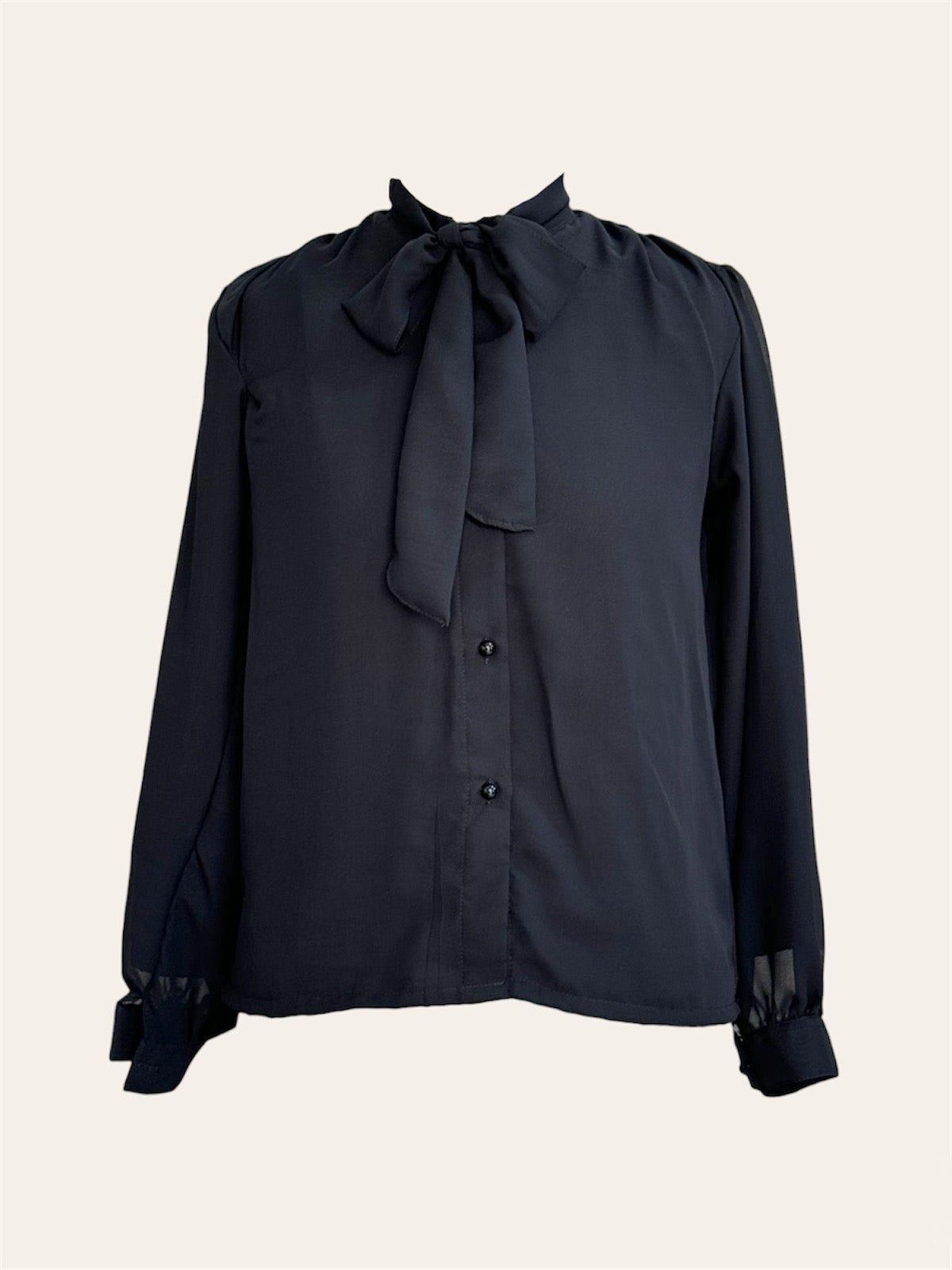 Chic Black Knot Top