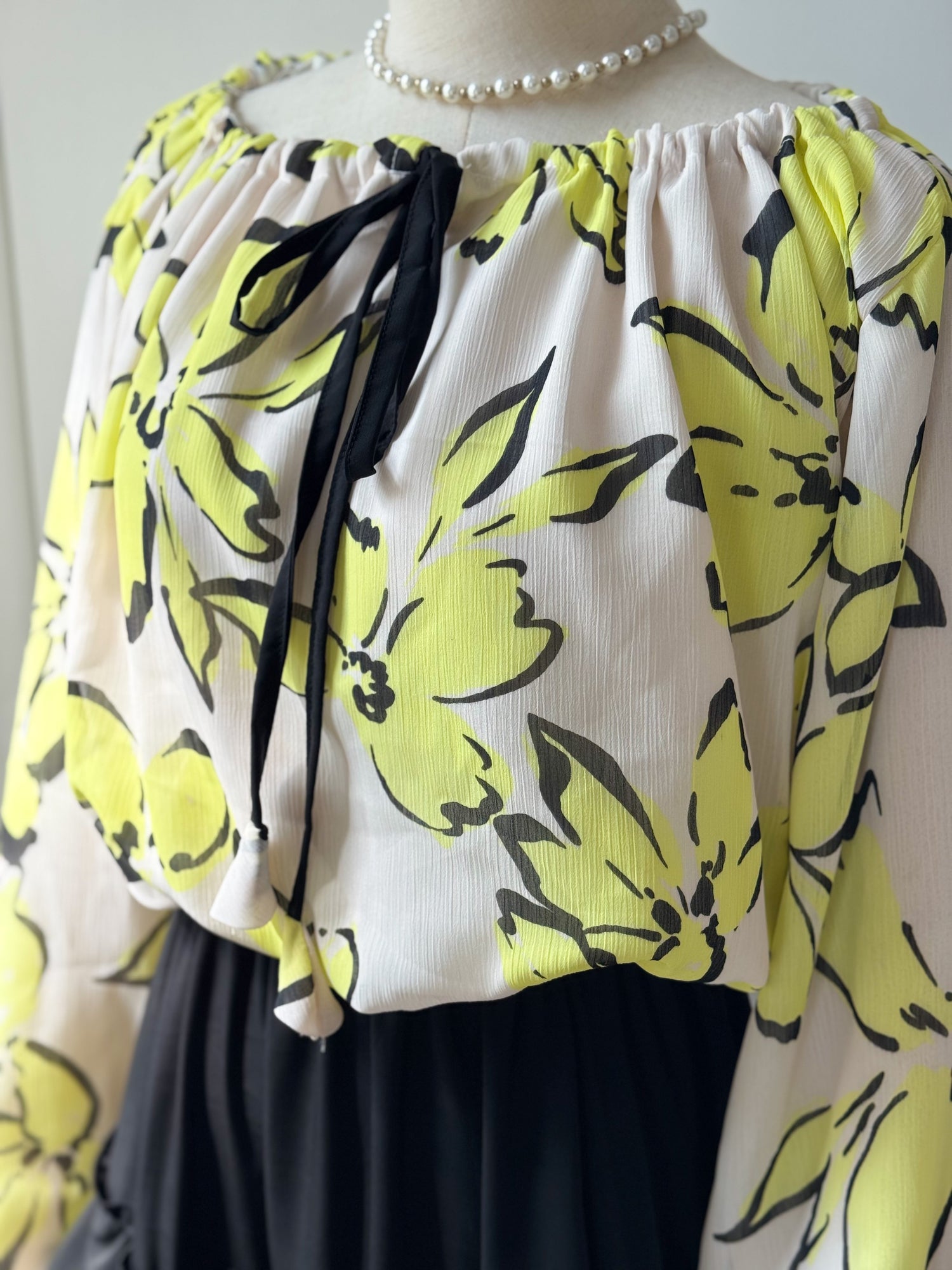 Lime baggy style top
