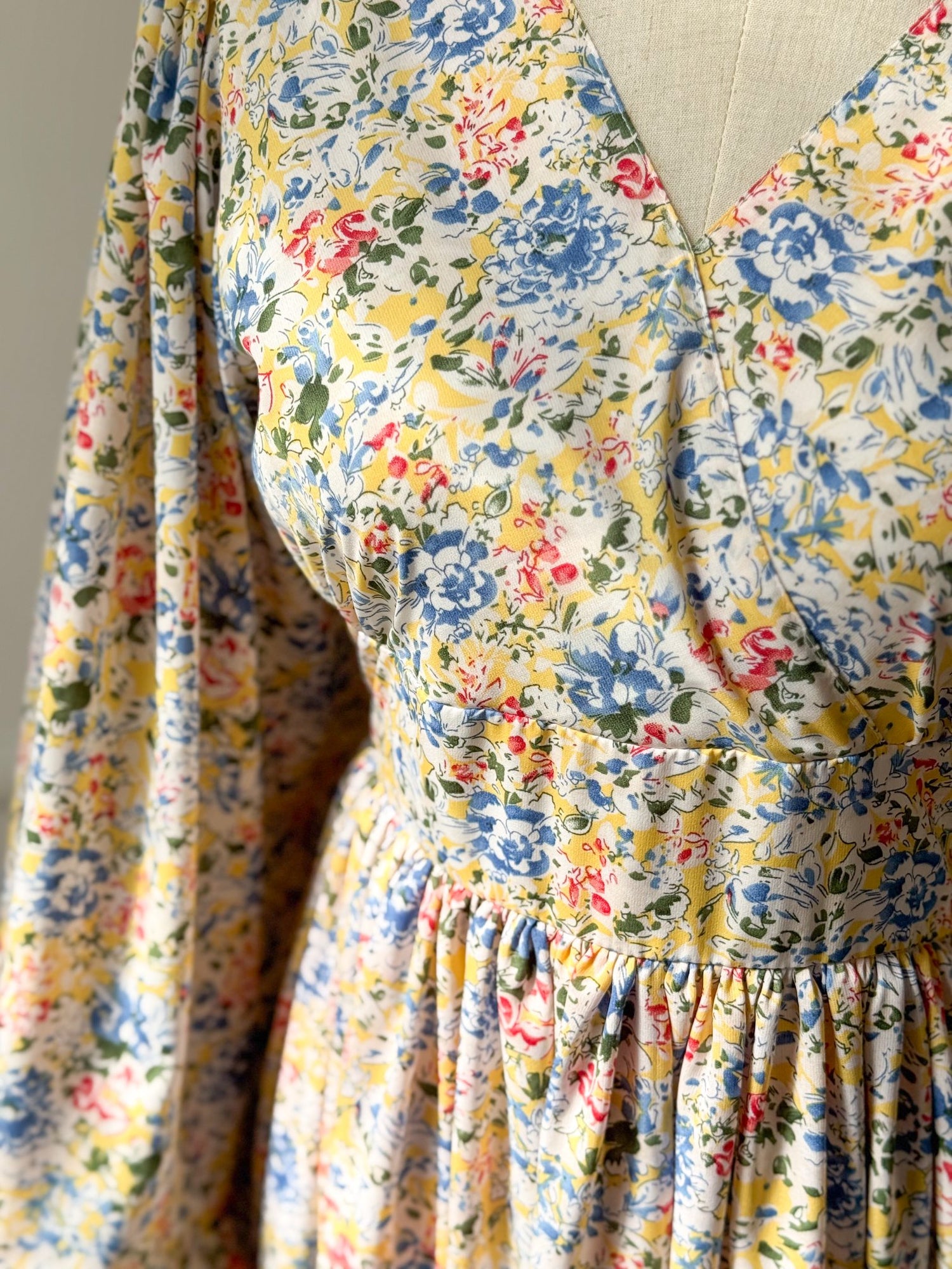 Daisy Printed Long Dress