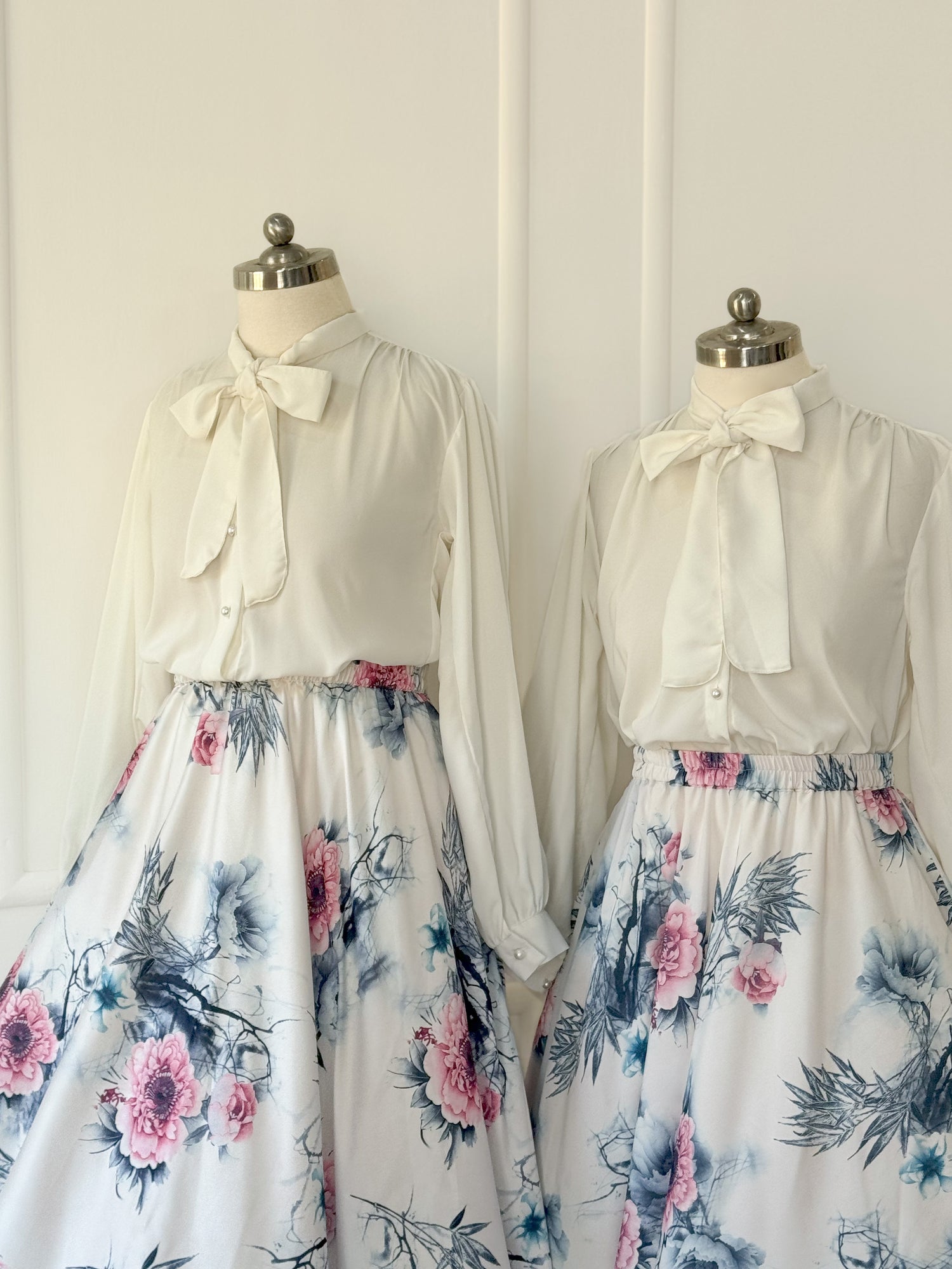 Aura Floral Long Skirt
