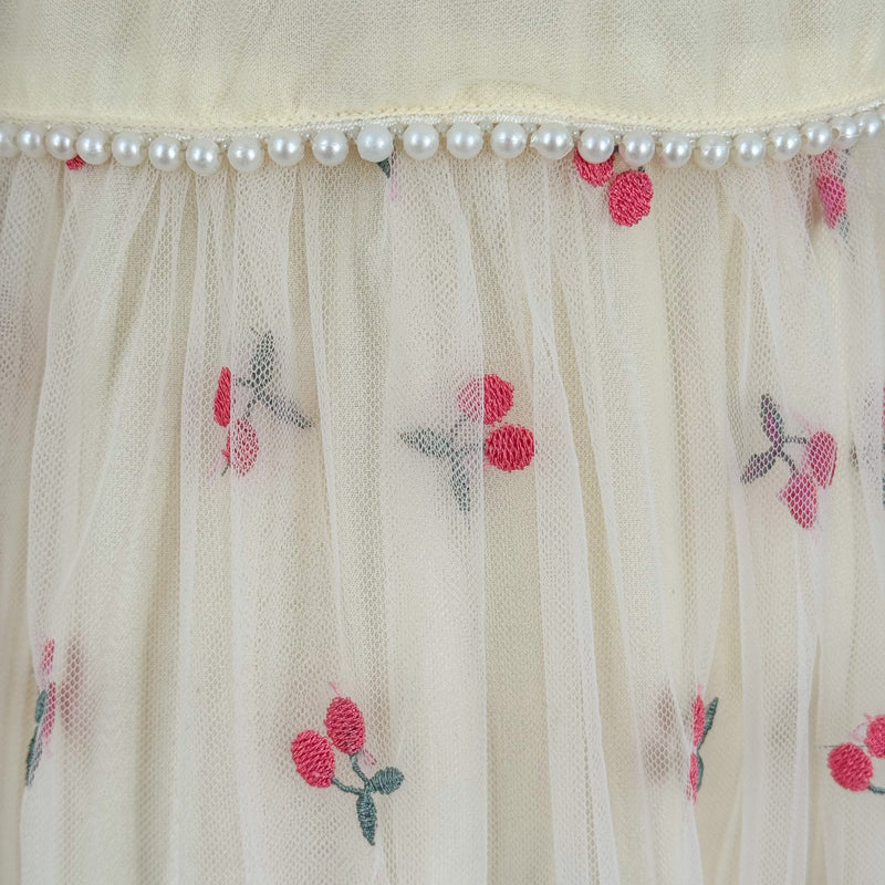 Chérie Embroidered Long Dress