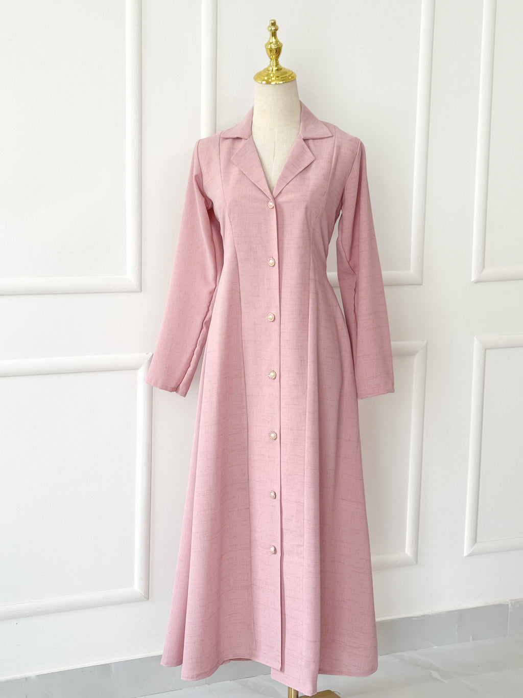 Bloom Solid Long Dress