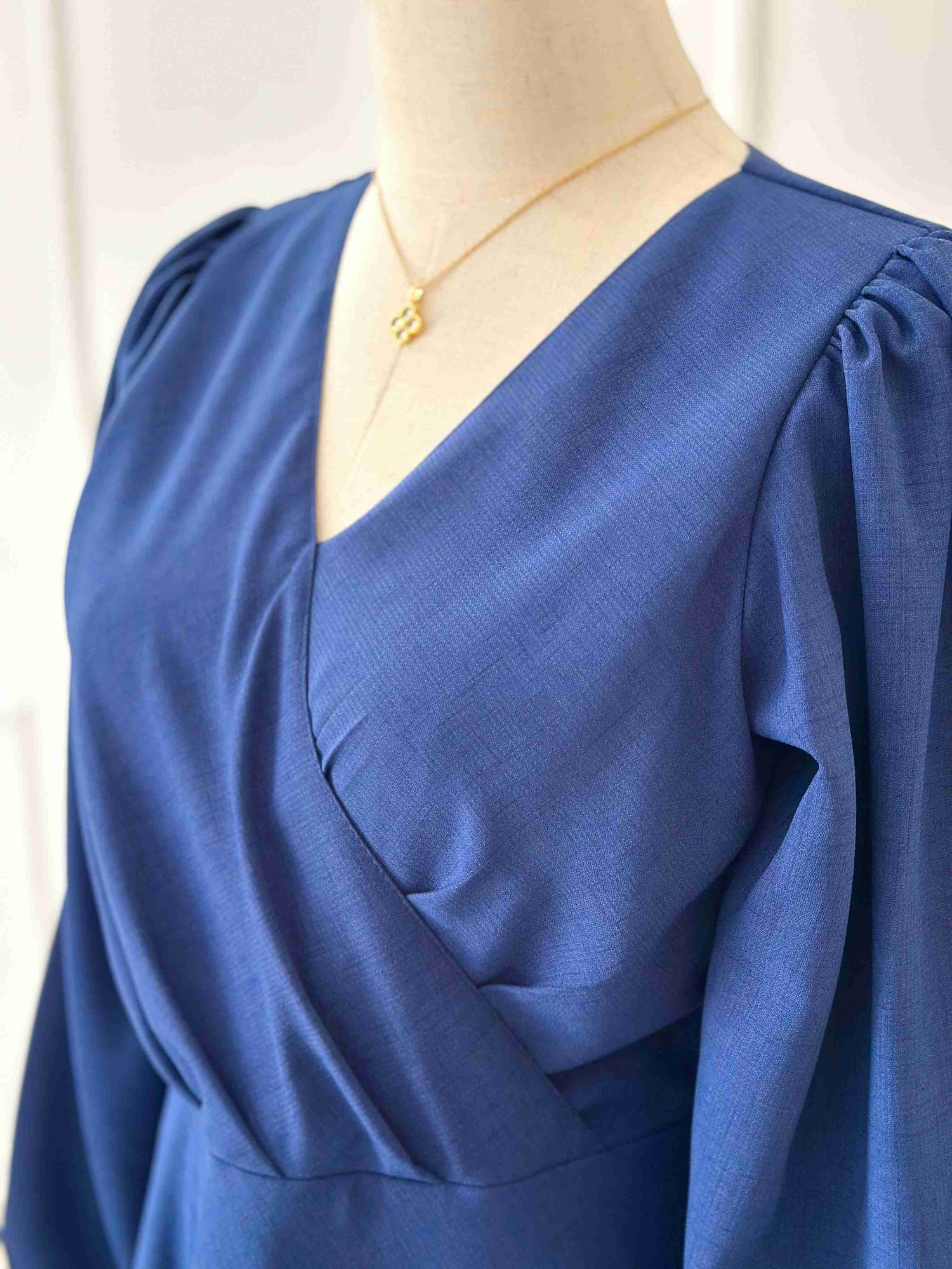 Lunara Long Wrap Style Dress