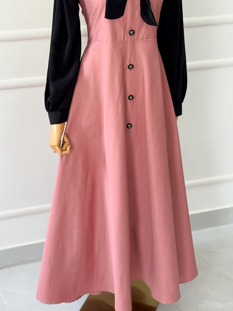 Fiora Long Buttoned Dress