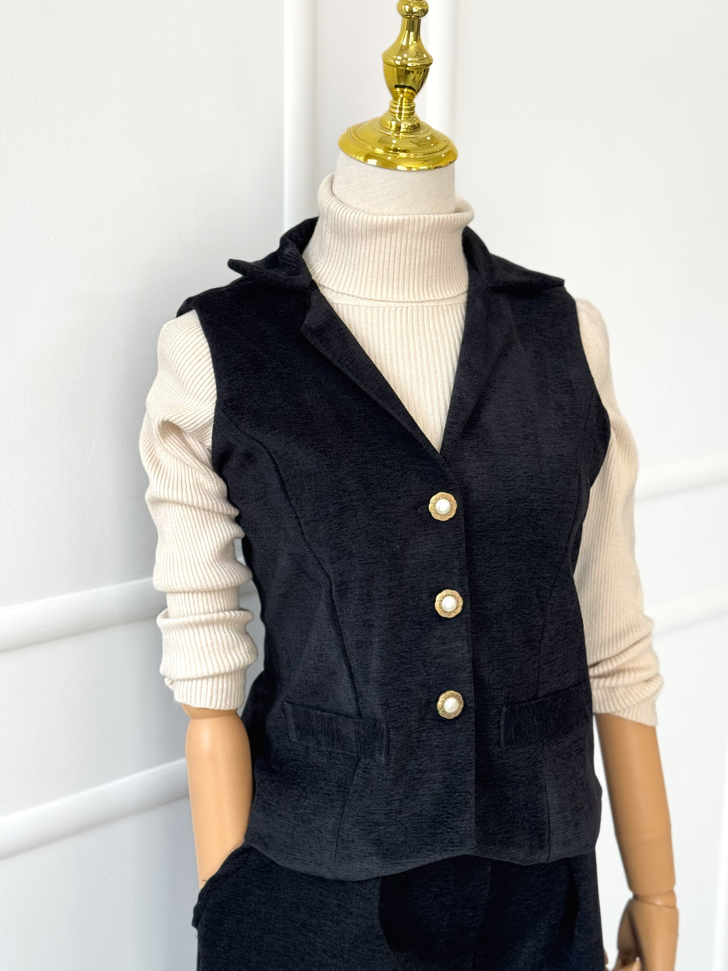 Night Fall Vest Co-ord Set