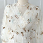 Poise Net Embroidered Formal Dress