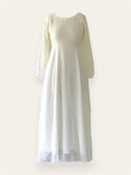 White Pearl Long Dress