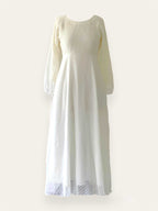 White Pearl Long Dress