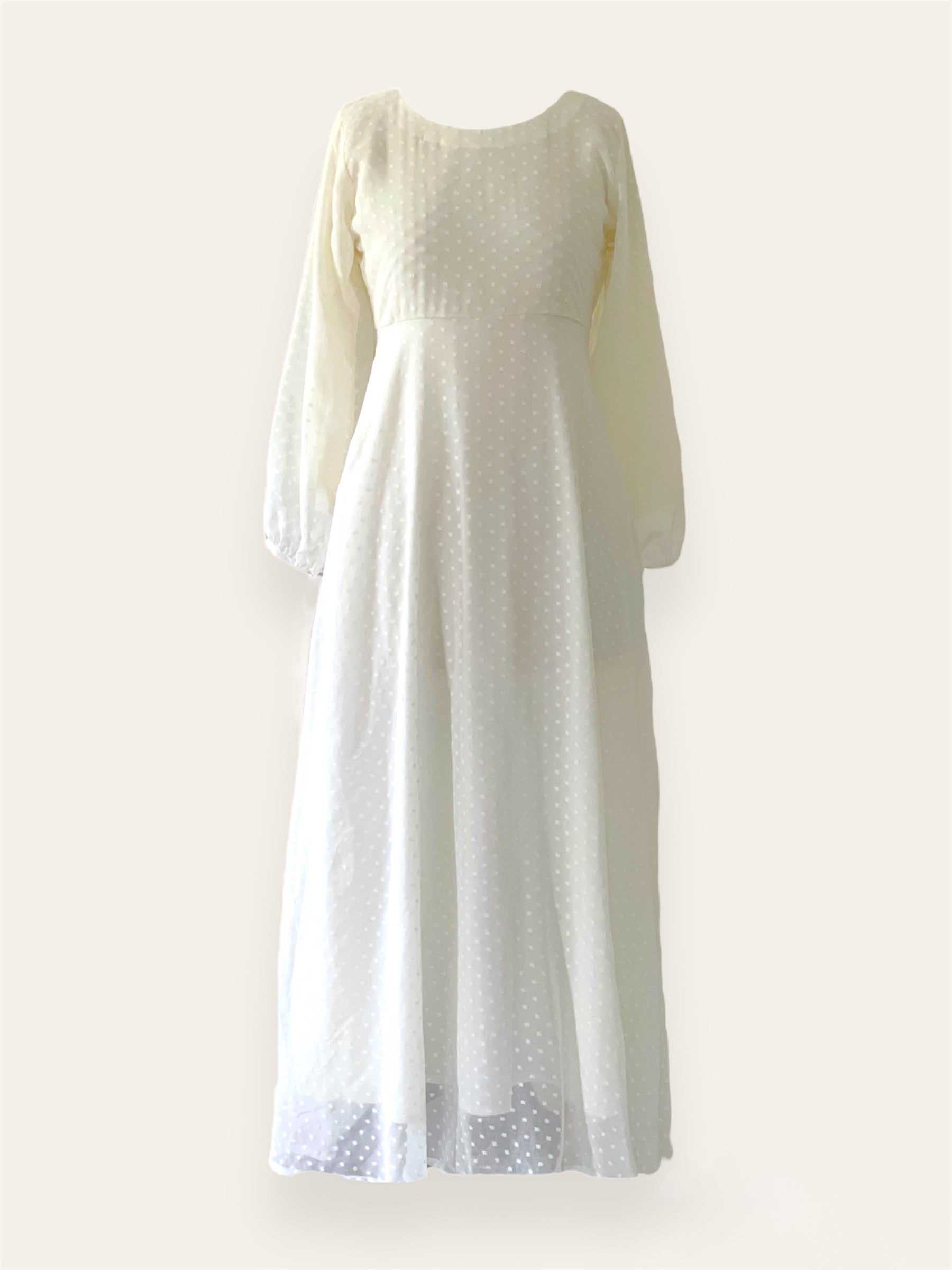 White Pearl Long Dress