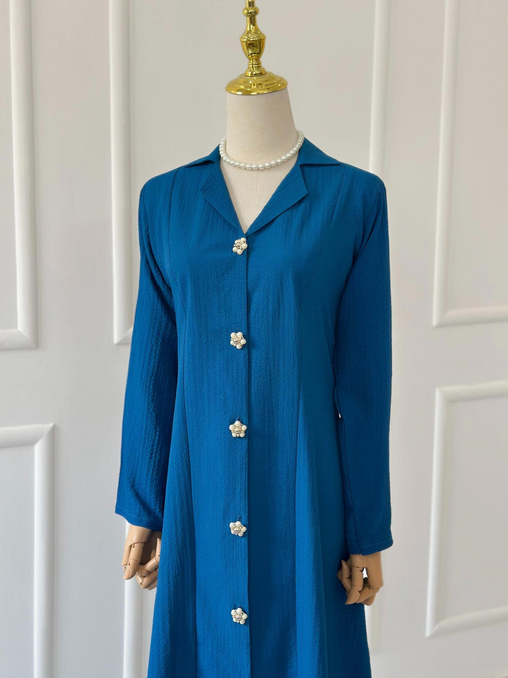 Blaire Solid Long Dress