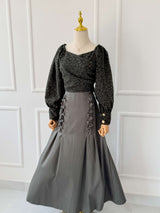 Sage Jacquard Blouse