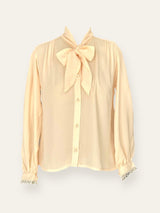 Peach knot top