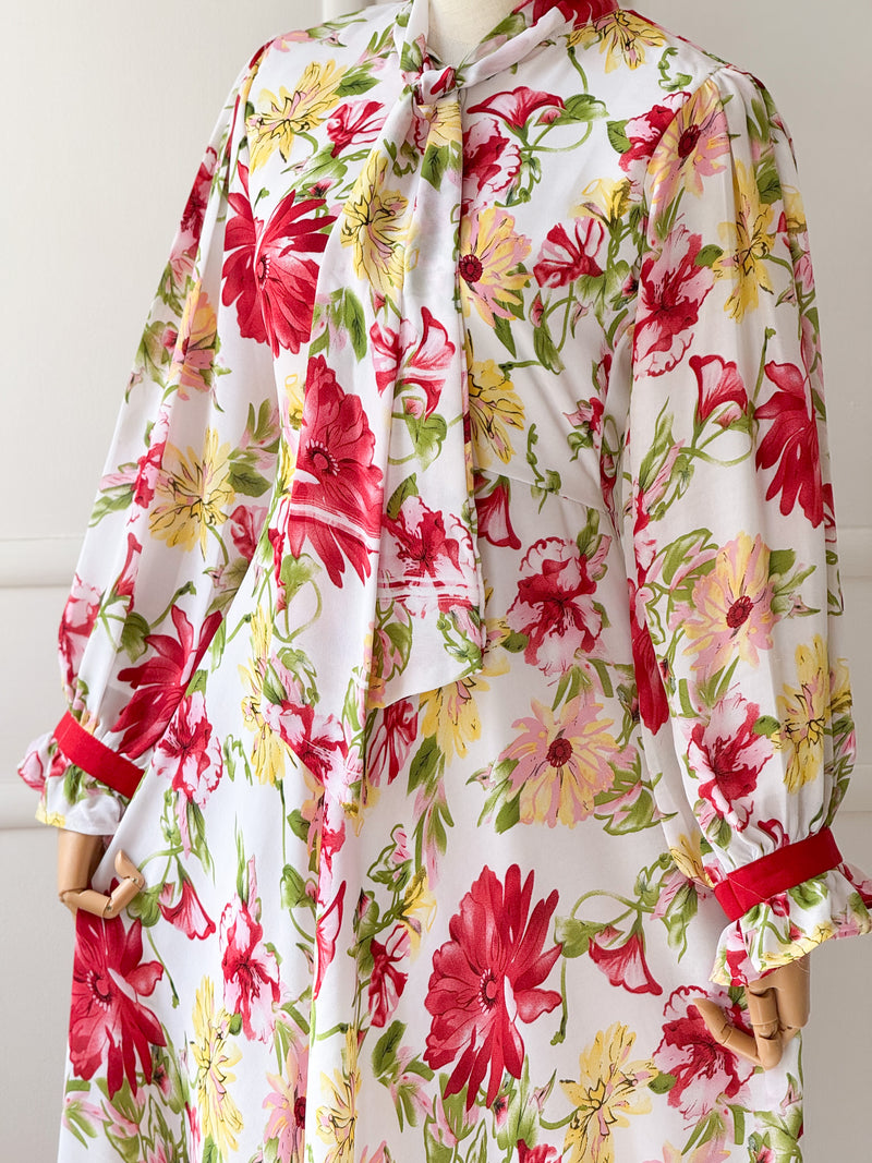 Jardin Flowy Tropical Long Dress