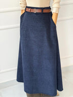 Velin Navy skirt
