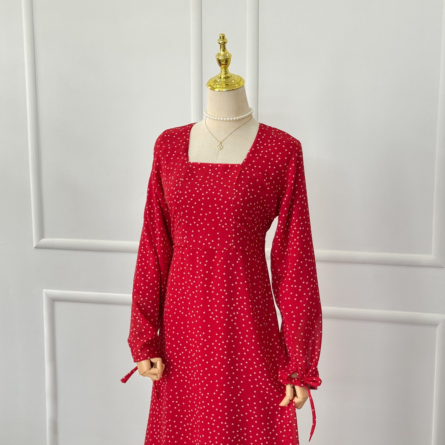 Poppy Polka Dot Dress