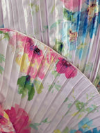 Floral Pleated Chic-style Skirt