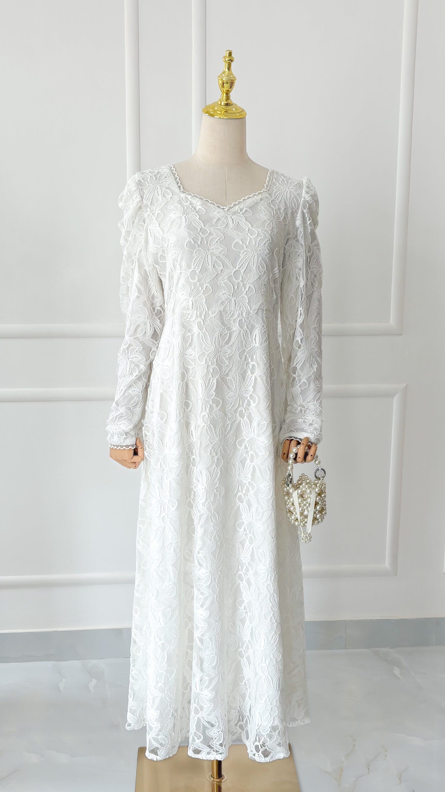 Laurel Long Net Dress