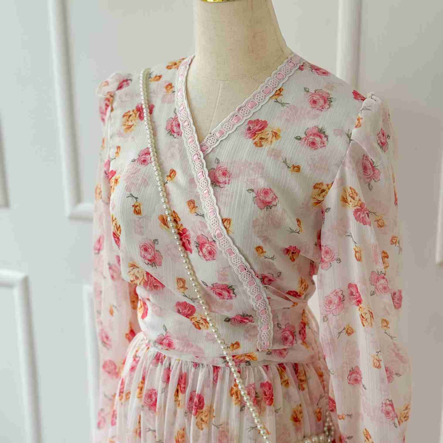Laura Blouse and Long Skirt Outfit