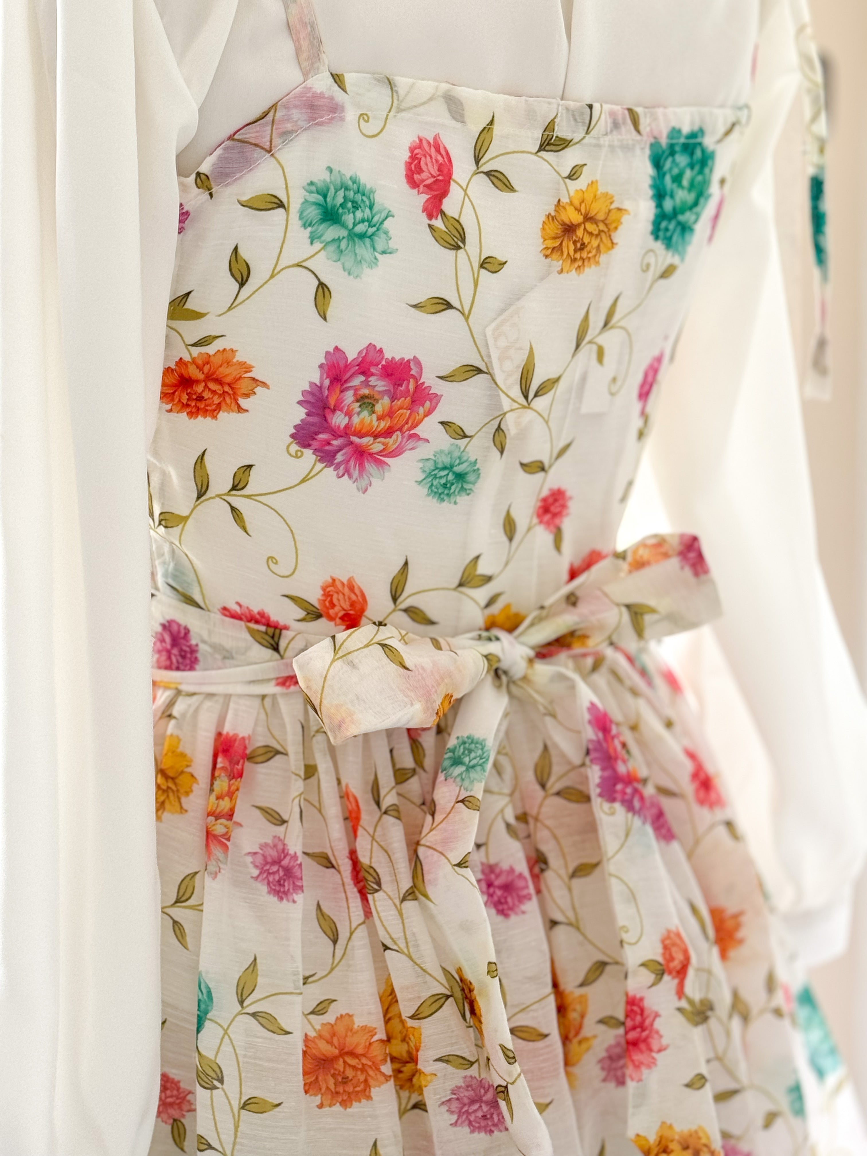 Peony Floral Summer Long Dress