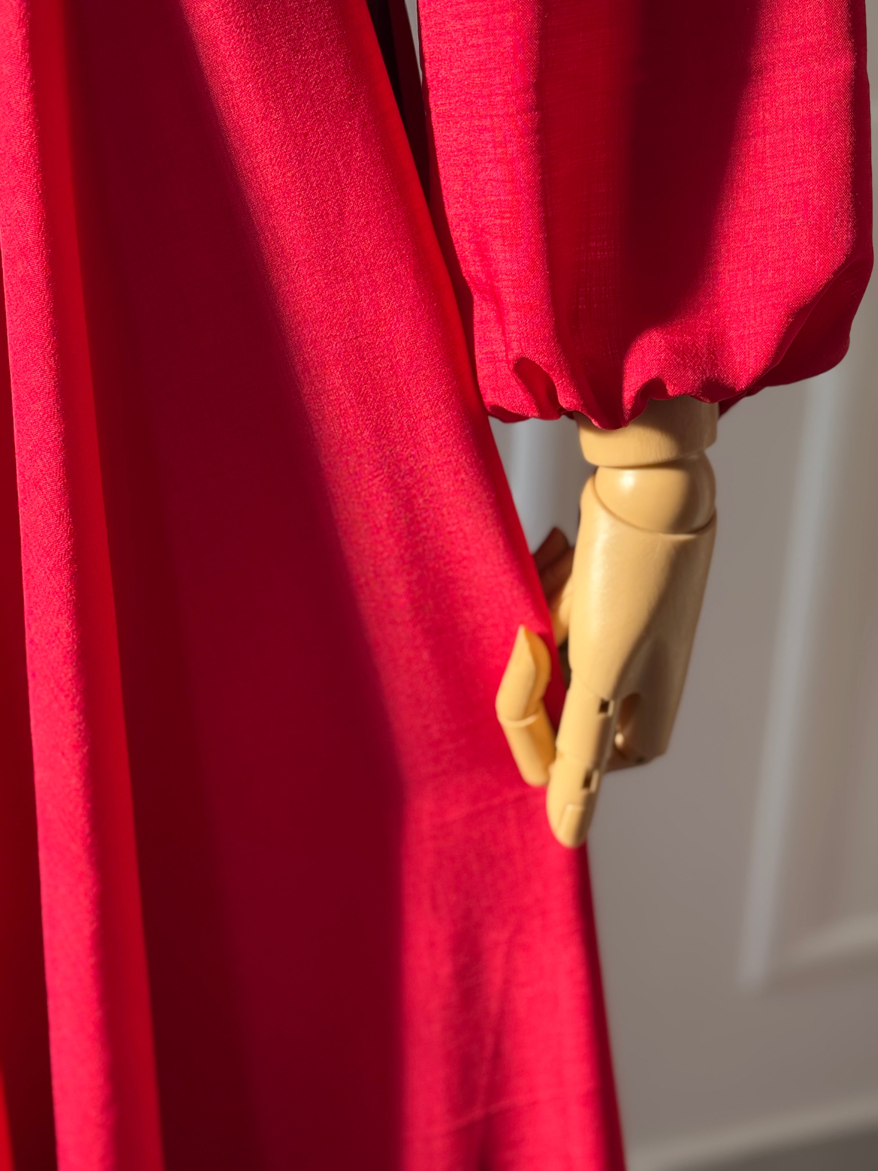 Ruby Flowy Long Dress