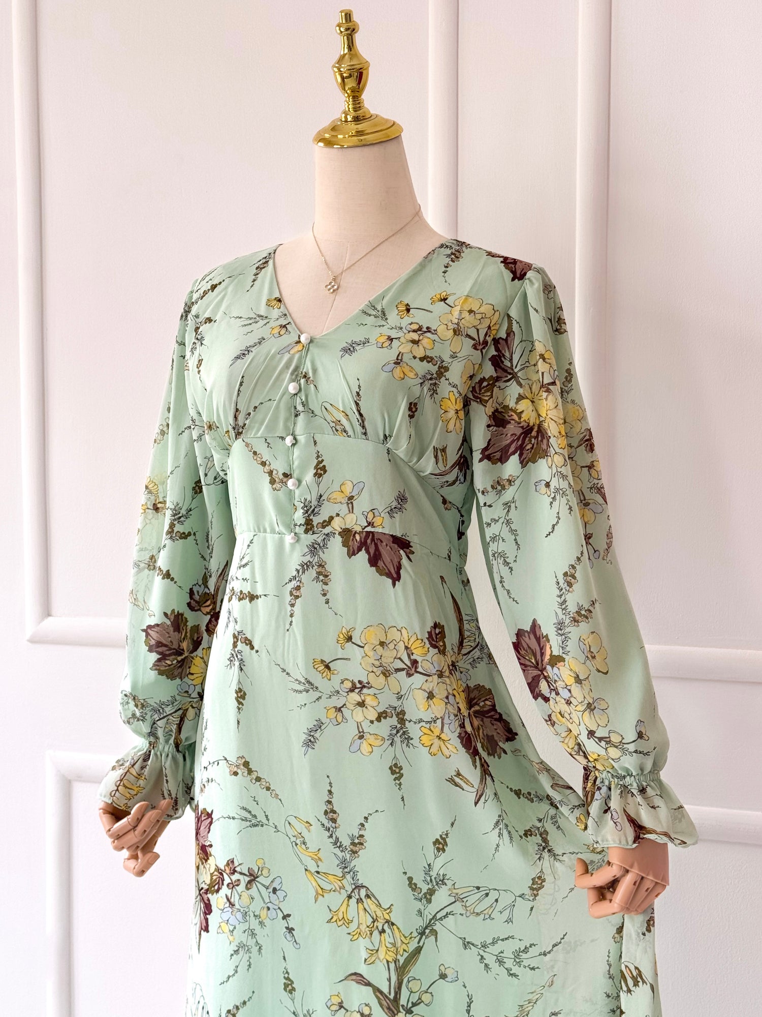 Vera Long Floral Dress