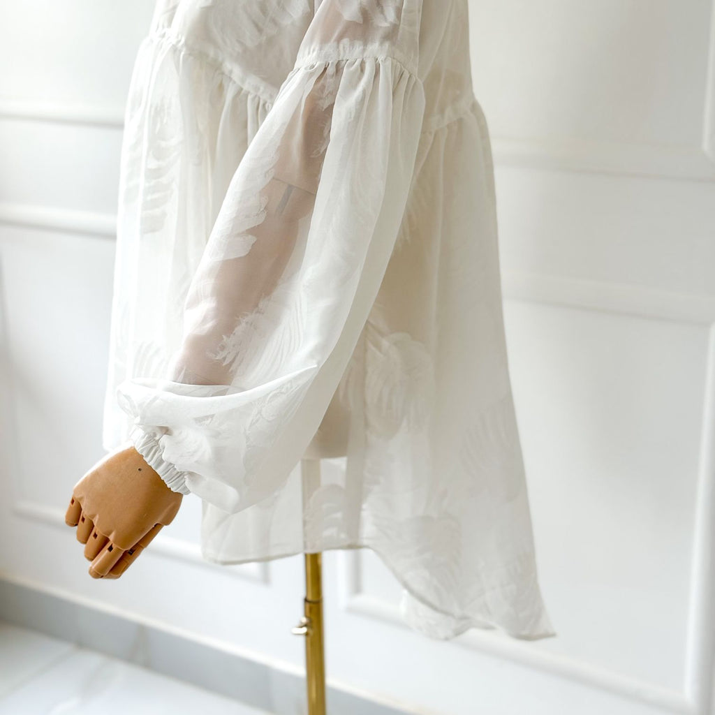 Camellia Embroidered Boho Top