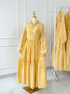 Soufflé Butter Yellow Lawn Dress