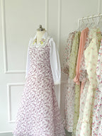 Lilac Sleeveless Long Dress