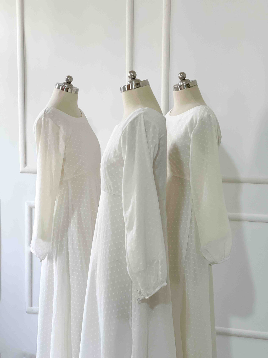 White Pearl Long Dress