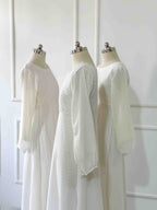 White Pearl Long Dress