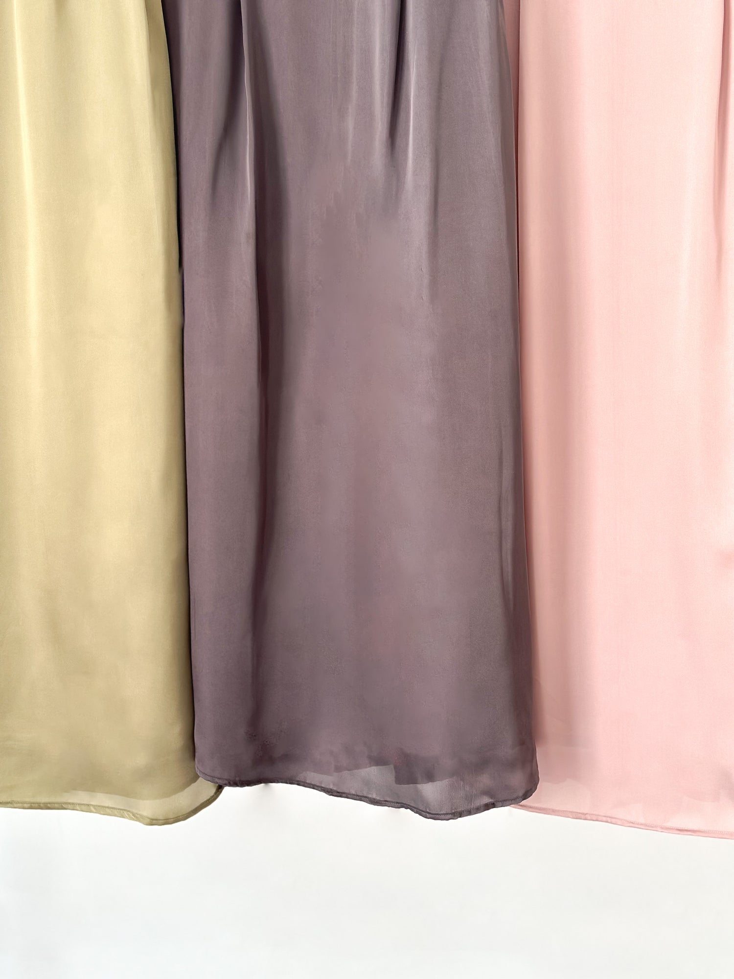 Grey Silk Skirt