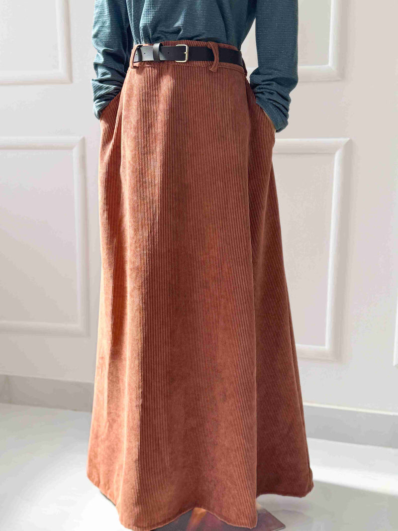 Amber Corduroy Skirt