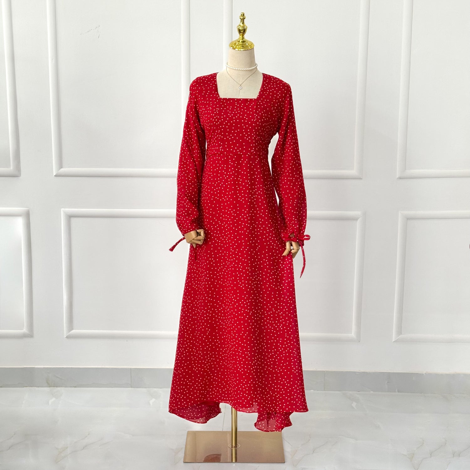 Poppy Polka Dot Dress