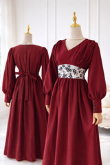 Crimson Long Dress