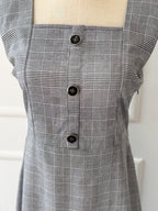 Marcel Long Glen Check Pattern Dress