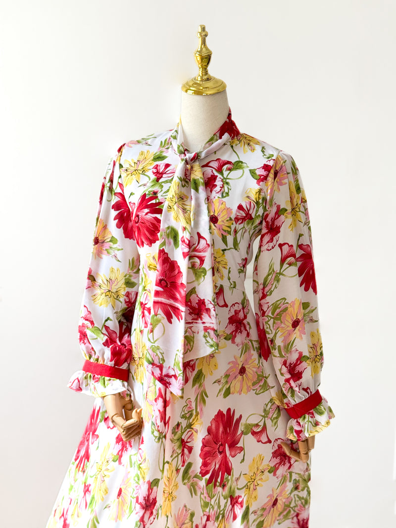 Jardin Flowy Tropical Long Dress