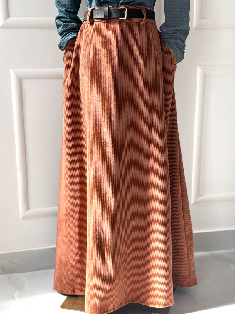 Amber Corduroy Skirt