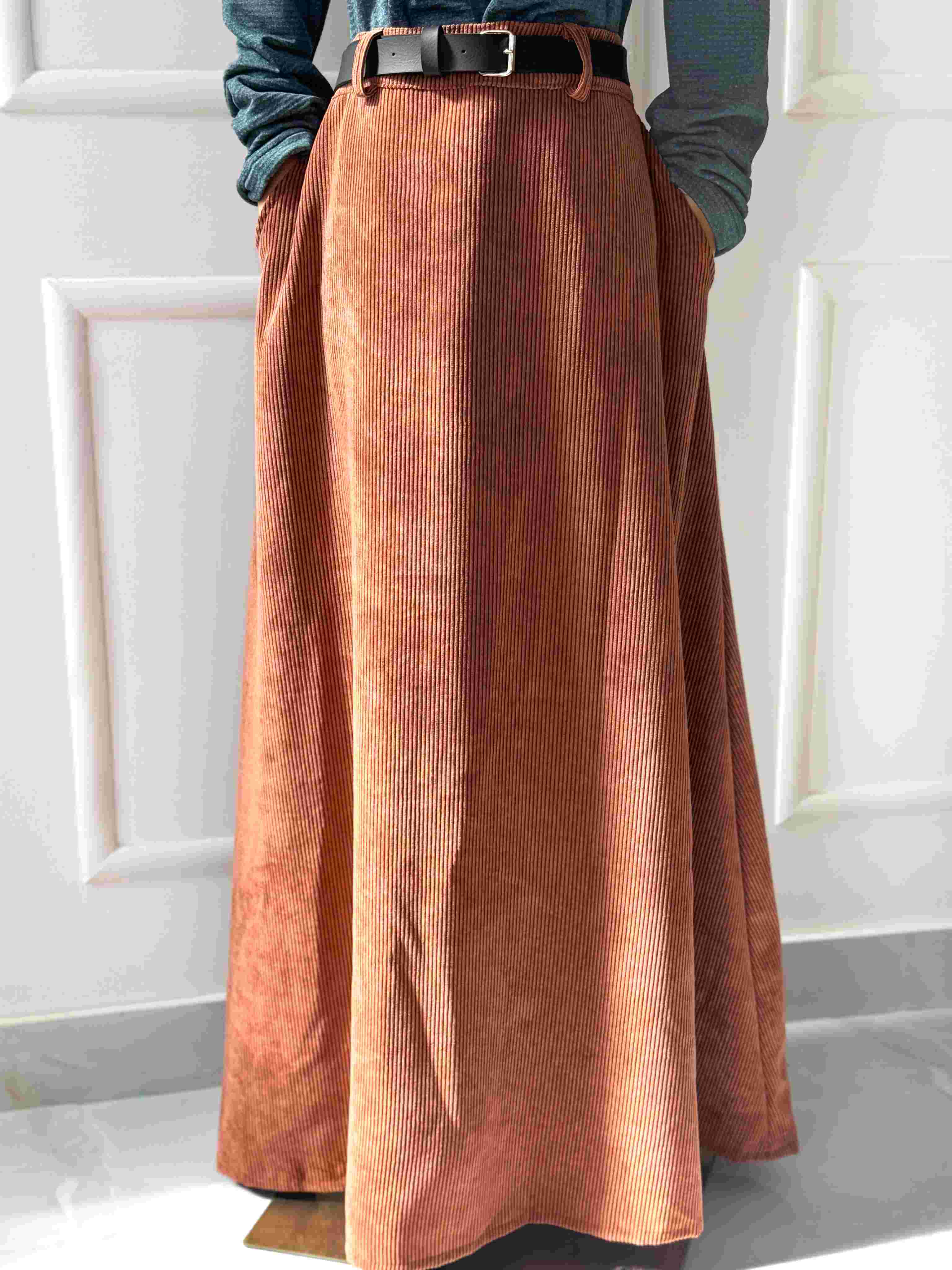 Amber Corduroy Skirt